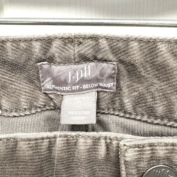 J Jill Shale Brown Corduroys, Authentic Fit, Women’s Size 8, NWT - Picture 3 of 4